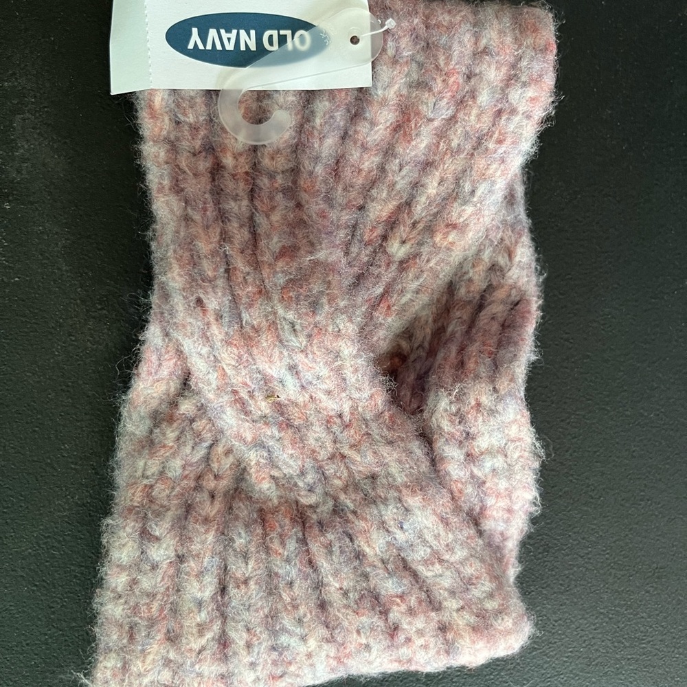Old Navy winter purple head wrap NWT